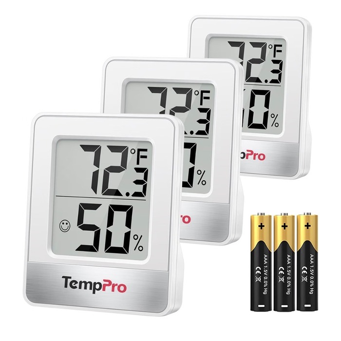 3 Pack Digital Hygrometer Indoor Thermometer